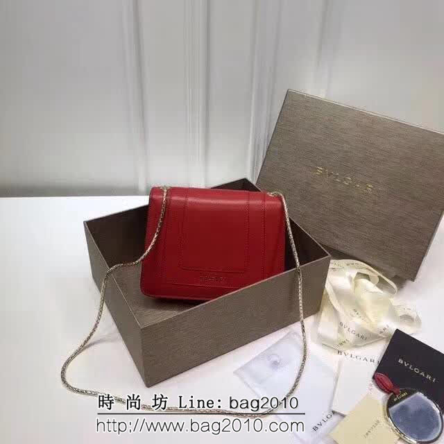 BVLGARI寶格麗 專櫃新款 蛇頭扣環 單層蛇頭包 鏈條單肩斜挎包 B283558 FYD1314